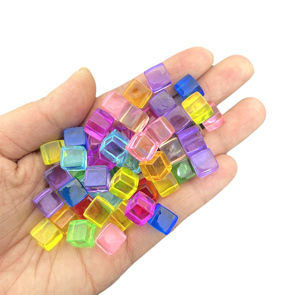 Board Game Catan - Cube d'angle carré Transparent de 8mm,