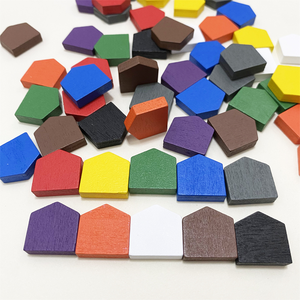Pions de maison en bois coloré - Board Game Catan avis et prix